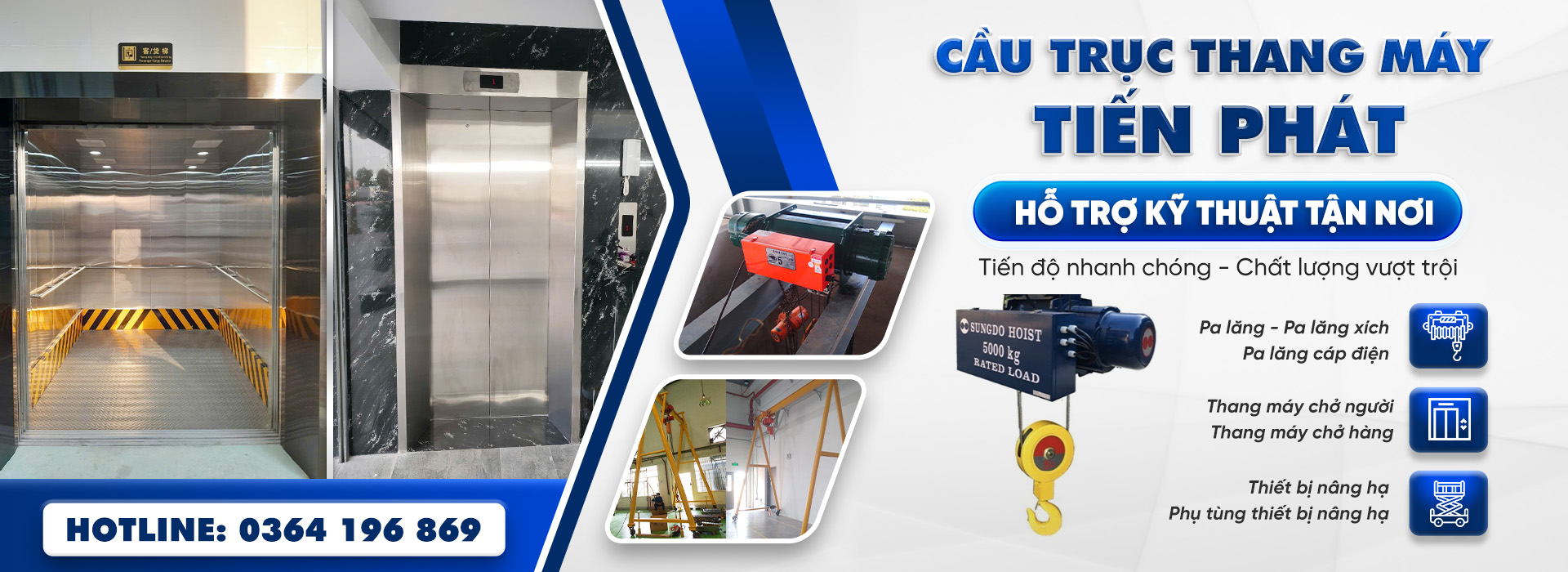 CÔNG TY TNHH CẦU TRỤC THANG MÁY TIẾN PHÁT